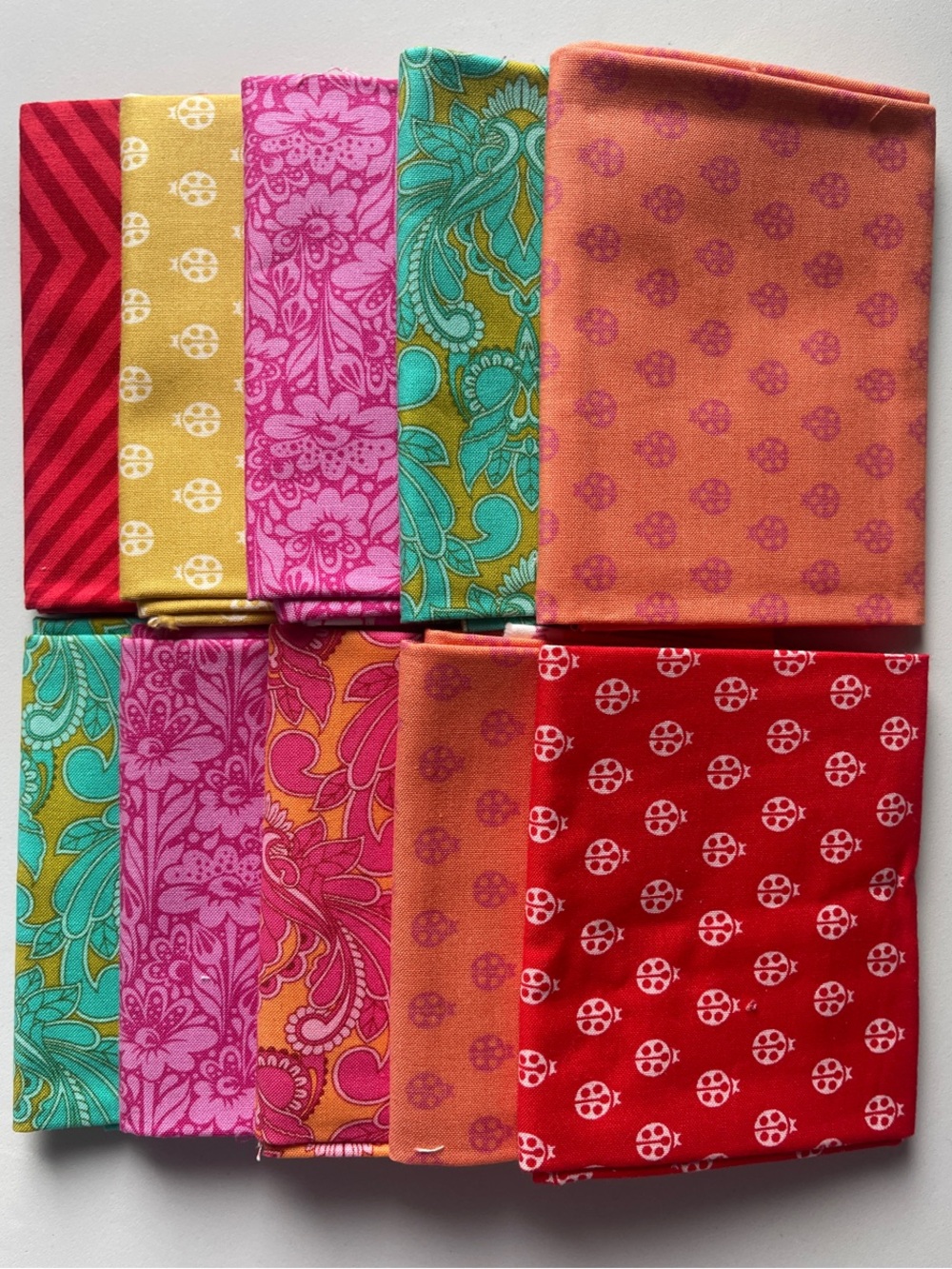 Tula Pink - True Colours 2020 - 10 pc Fat Quarter Bundle 18x22”